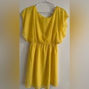 sunshine yellow miami dress